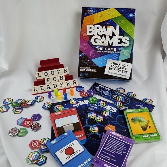 🩵EUC National Geographic Channel Brain Games 2016 Edition Trivia Board Game - Picture 11 of 13